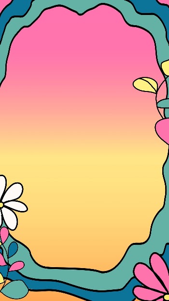 Feminine floral iPhone wallpaper, doodle | Free Vector - rawpixel