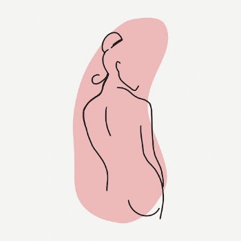 Feminine line art, human illustration | Free PSD - rawpixel
