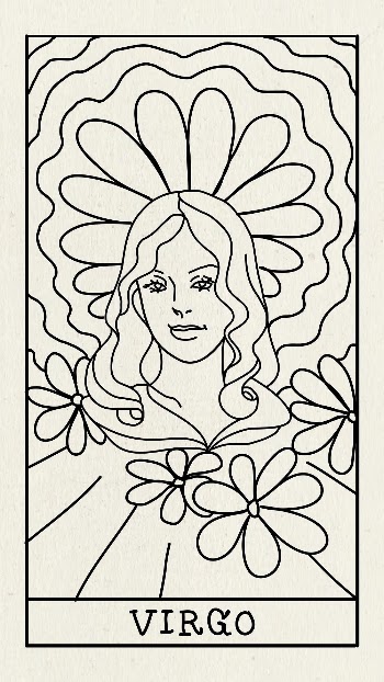 Feminine mobile phone wallpaper, Virgo | Free Vector Illustration - rawpixel