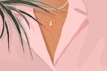 Feminine pink background, women&rsquo;s fashion | Free Photo Illustration - rawpixel