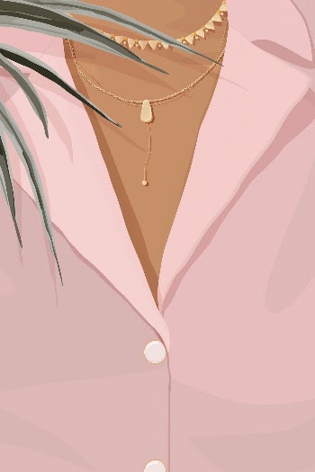 Feminine pink background, women&rsquo;s fashion | Free Vector Illustration - rawpixel