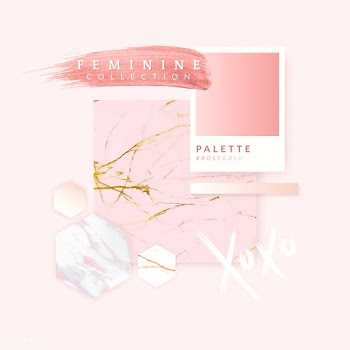 Feminine pink layout design | Free stock vector - 569841