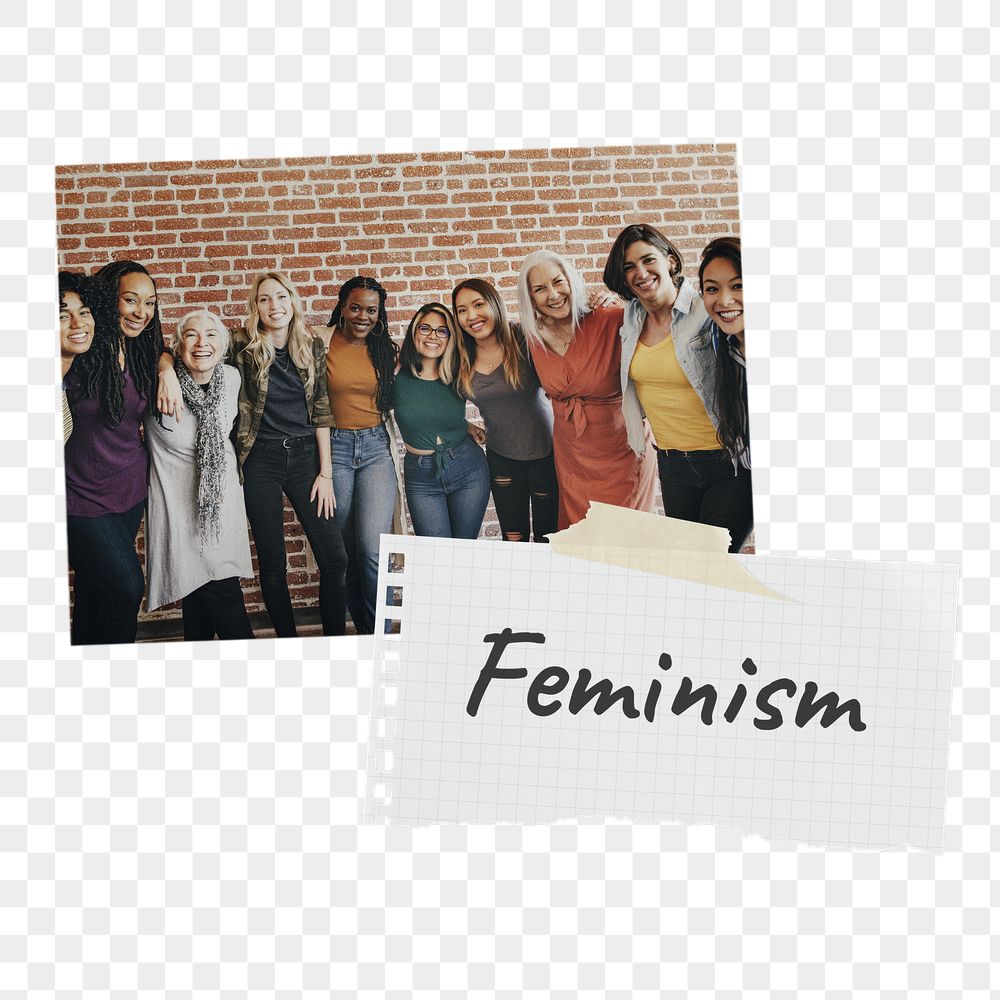 Feminism png paper collages, women | Free PNG - rawpixel