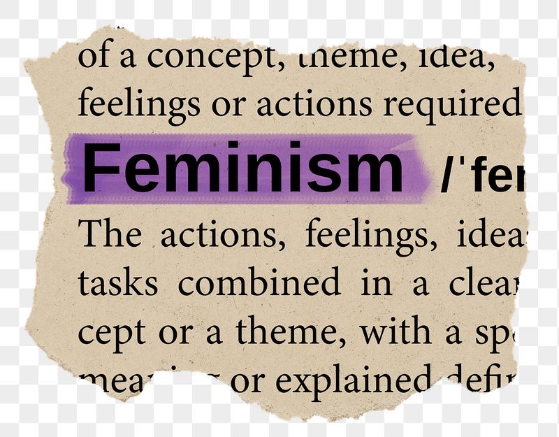 Feminism png word sticker, torn | Free PNG - rawpixel