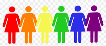 Feminism Women Female Gay Pride Rainbow Te - People Holding Hands Rainbow