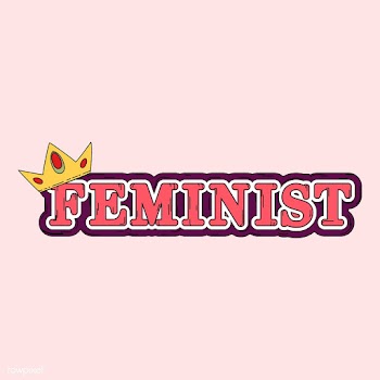 Feminist with a crown vector | Free stock vector - 487550