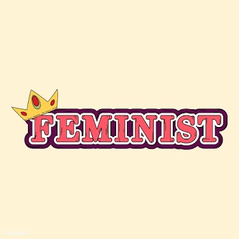 Feminist with a crown vector | Free stock vector - 487576