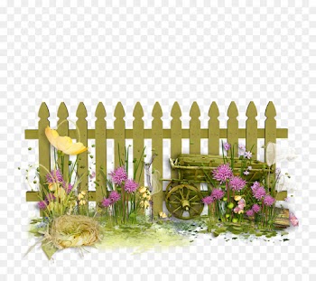 Fence, Fence Pickets, Flower Garden, Flower PNG