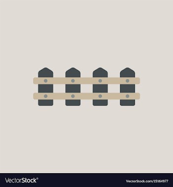 Fence icon vector image