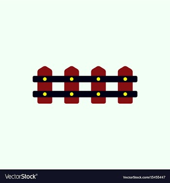 Fence icon vector image