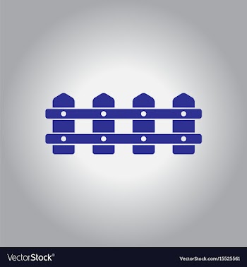 Fence icon vector image