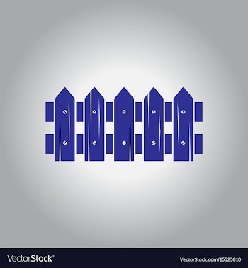 Fence icon vector image
