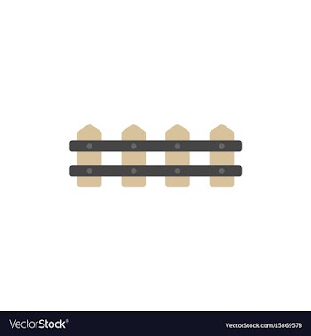 Fence icon vector image