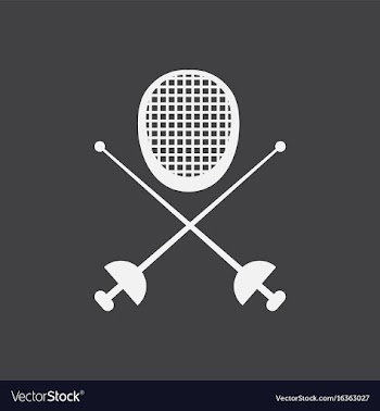 Fencing equipment vector image