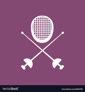 Fencing equipment vector image