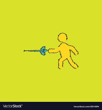 Fencing player fencer swordsman athletes vector image