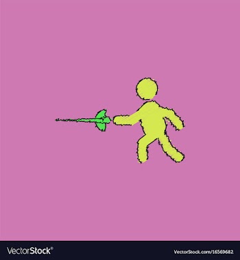 Fencing player fencer swordsman athletes vector image