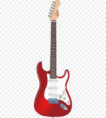 Fender Stratocaster Fender Bullet Gibson Les Paul Guitar The STRAT - Red electric guitar 
