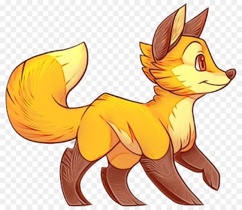 fennec fox fox red fox cartoon tail