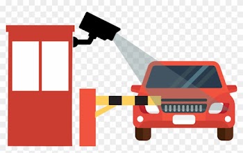 Ferarri Clipart Camera - Toll Road Transparent