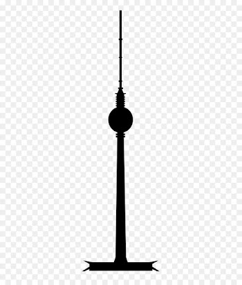 Fernsehturm Festival of Lights Tower Silhouette Umriss - Silhouette 