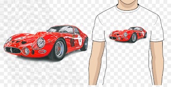 Ferrari 250 Gto, Tshirt, Car, Land Vehicle, Vehicle PNG