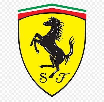 Ferrari 458 Car Sticker Decal - Ferrari logo PNG image 