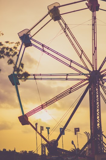 Ferris Wheel During Golden Hour