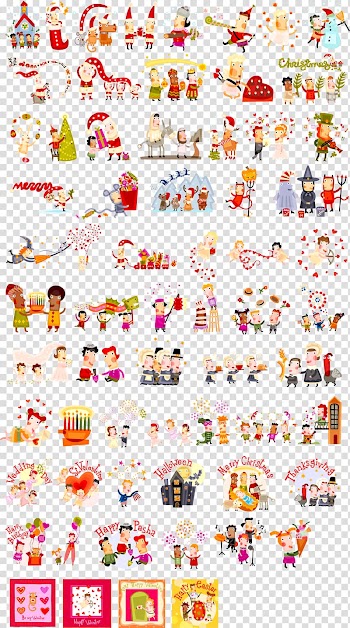 Festival Christmas Element, Christmas material transparent background PNG clipart