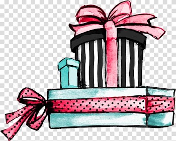 Festival Gift, hand painted gifts transparent background PNG clipart