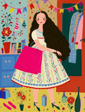 Festive Birthday Celebration with Joyful Slavic Dancer