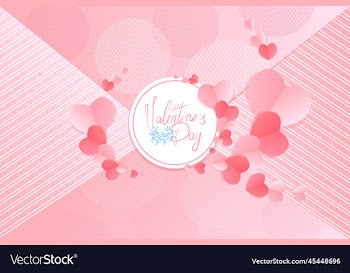 festive card for valentines day background
