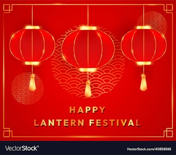 festive chinese lantern festival background