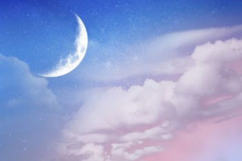Festive crescent moon border background | Free Photo - rawpixel