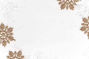 Festive golden snowflakes frame design | Free Photo - rawpixel