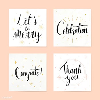 Festive greeting cards | Free stock vector - 566644