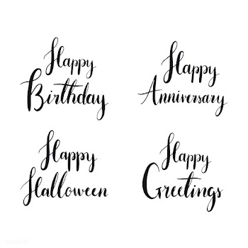 Festive greetings typography style vector set | Free stock vector - 517779
