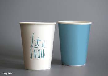 Festive paper cup design mockup | Free stock psd mockup - 516310
