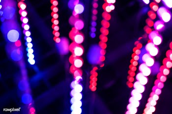 Festive pink neon lights background | Free  photo - 2311702