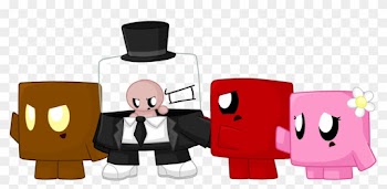 Fetus, Meat Boy And Bandage Girl By Carol2015 - Meat Boy And Bandage Girl