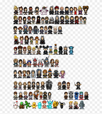 Ff, Kh &amp - Pixel Art Final Fantasy, HD Png Download (#4096600 ...