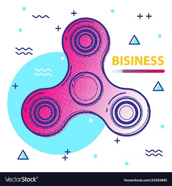 Fidget spinner vector image