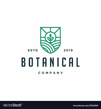 Field farming agriculture logo design inspiration vector image