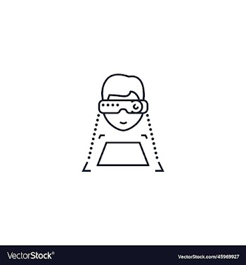 field of view creative icon from augmented