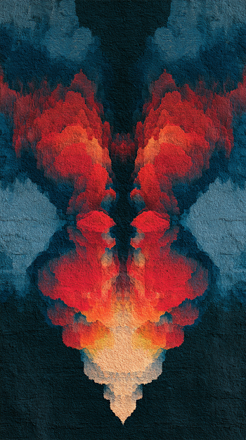 Fiery Abstract Texture
