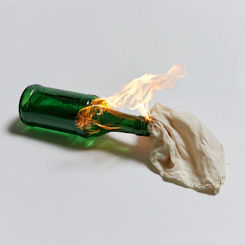Fiery Hanky in Green Bottle