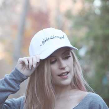 Fight Like A Girl Baseball Cap — Stay Cute