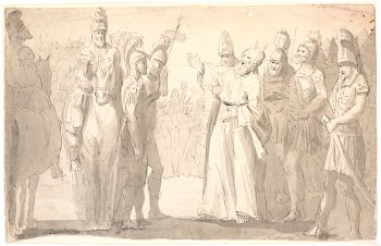 Figurative scene with a holy, | Free Photo - rawpixel