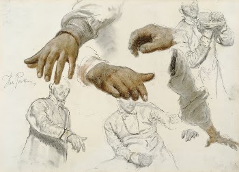 Figure and hand study, Ilya | Free Photo - rawpixel