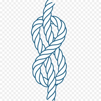 Figure-eight knot Schifferknoten Clip art Image - bowline sign 